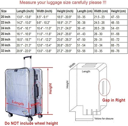 56 36 23 luggage in inch