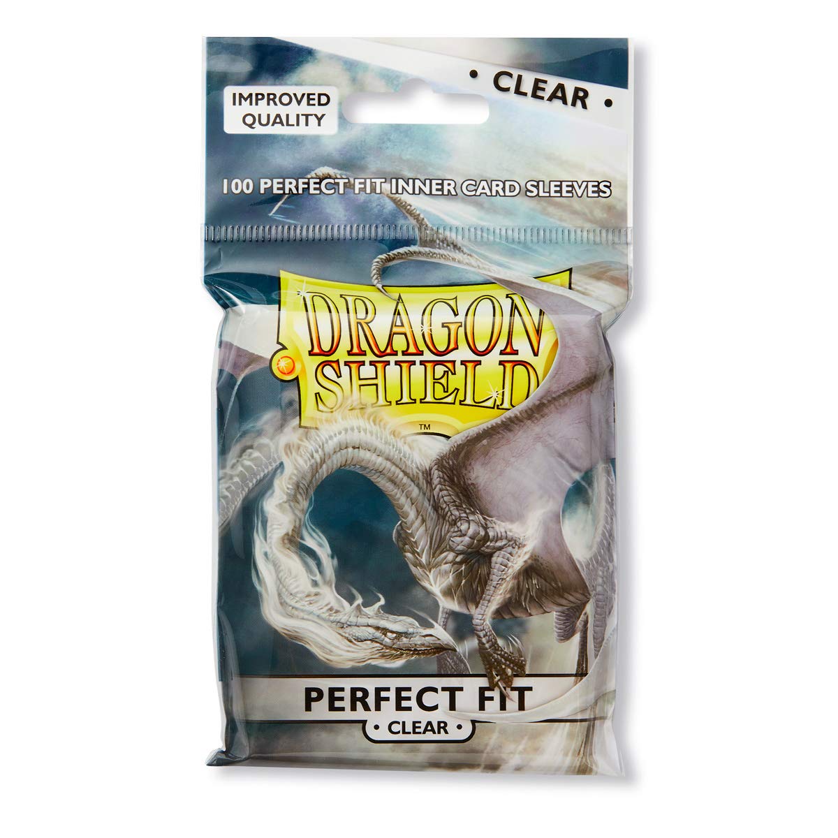 Dragon Shield Perfect Fit Inner Card Sleeves Standard Size (100 CT) – PVC-Free Polypropylene Double-Sleeve Protection Compatible with Pokemon, One Piece & Magic The Gathering – Clear — image 1