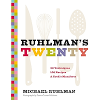 Ruhlman's Twenty: 20 Techniques, 100 Recipes, A Cook's Manifesto book cover Ruhlman's Twenty: 20 Techniques, 100 Recipes, A Cook's Manifesto book cover