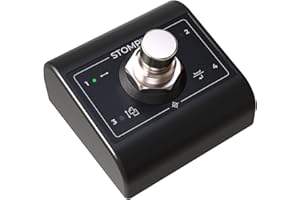 CODA MUSIC TECHNOLOGIES STOMP Mini Bluetooth Page Turner & App Controller - Ultra-Compact Single-Switch with Bidirectional Control, 100+ Hour USB-C Rechargeable Battery, Wireless Foot Pedal for Musicians, iOS, Android, Mac