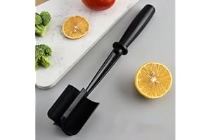 Nylon Potato Masher & Meat Chopper Tool – Heat-Resistant Non-Stick Kitchen Utensil with 5 Curved Blades for Mashing Potatoes,