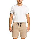 Southpole Mens Shorts - Lightweight Cotton Mens Pull On Shorts with Drawstring - Summer Casual Short for Men (Sizes: S–XL)