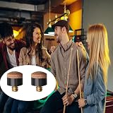 Gunwon 10 Pcs Screw On Cue Tips 10mm Brown Leather Replacement Tips view 7
