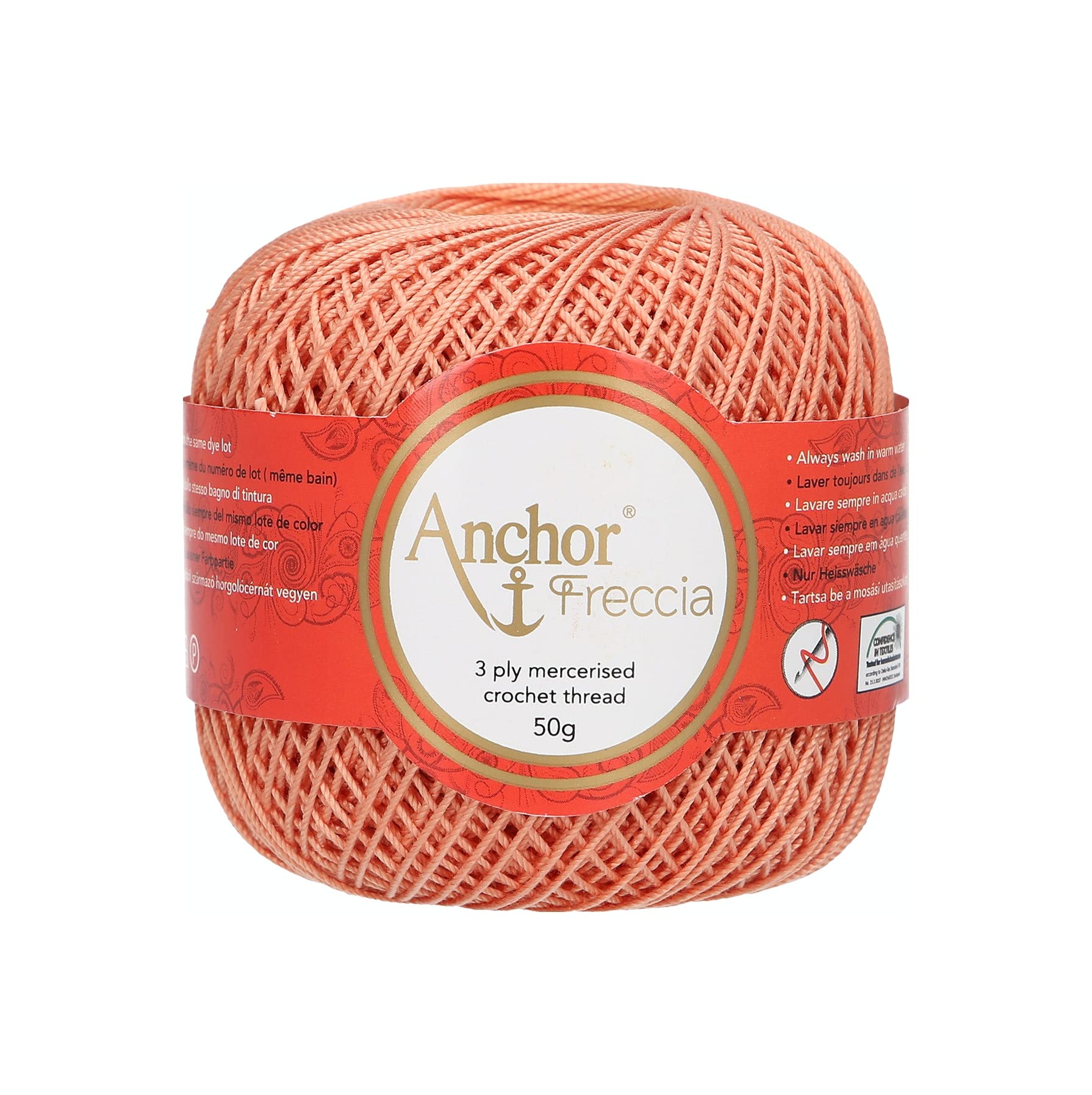 ANCHOR Freccia, Thickness: 6, Packaging: 50G, Running Length: 175M 9575 Crochet Threads