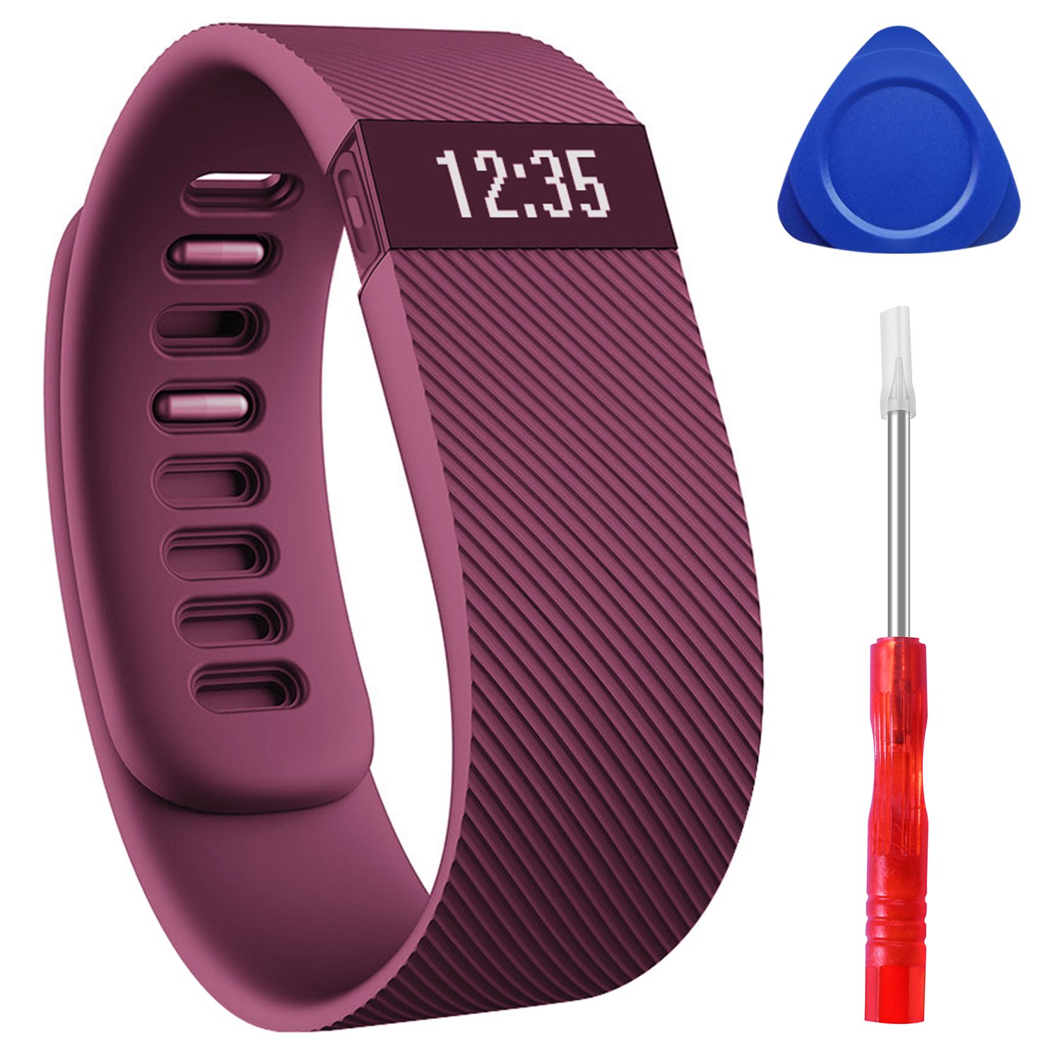 配送員設置送料無料 For Fitbit Altaアルタhr 帯 Humenn交換用ミラネーゼループステンレススチールメタルバンドfitbit Altaアルタhr B07bd1fkzv Large 6 5 7 7 03 Plum 03 Plum Large 6 5 7 7 Vasleague Com