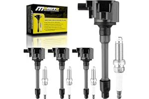 MOAUTO Set of 4 Ignition Coils Pack UF781 3052059B013 & 4 PCS Iridium Spark Plugs Compatible with Honda Accord CR-V Civic Insight RDX 2017-2021 1.5L 2.0L
