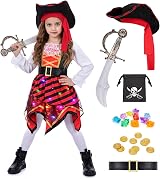 MELAND Girls Pirate Costume Light Up Dress Set 3-10 Years view 1