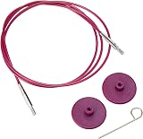 KnitPro Single Cable for Interchangeable Needles 76cm to 100cm Purple