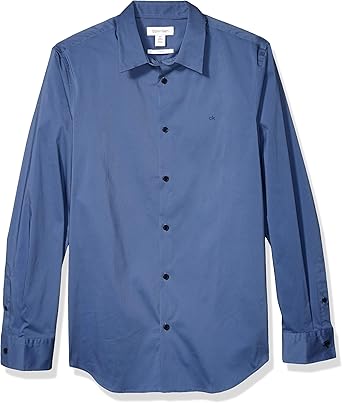 calvin klein men's long sleeve shirts