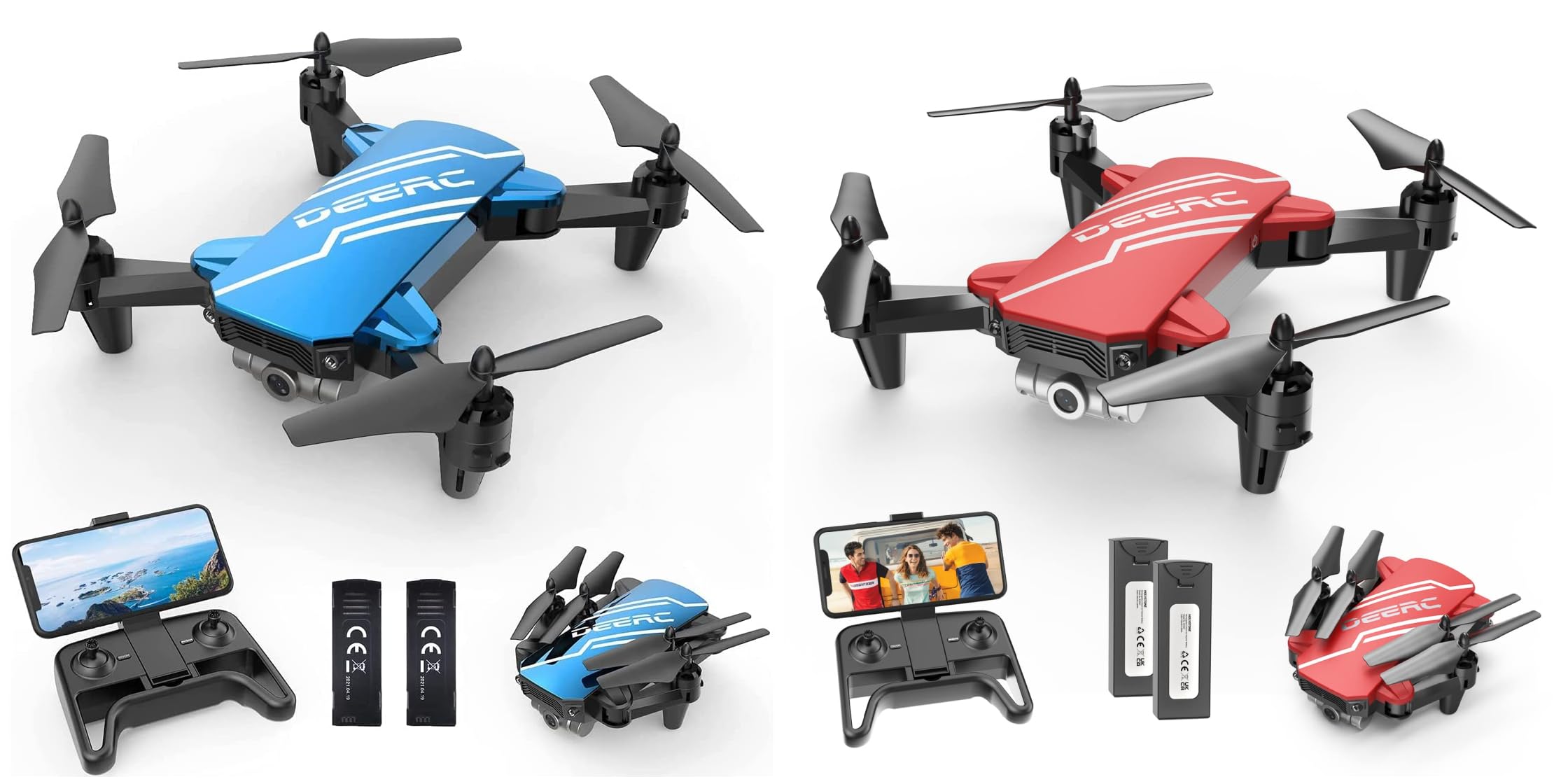 DEERC Drones for kids D20 Blue D20 Red in Kenya Whizz