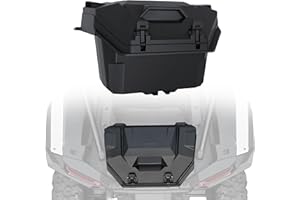 UTVSXPERT 55QT Cargo Box for Polaris RZR XP/XP 4 1000 24-25, Water-Resistant Poly Storage Bin with Lockable Latches Storage Box for Polaris RZR XP/XP 4 1000 2024-2025 Accessories, Replace #2884525