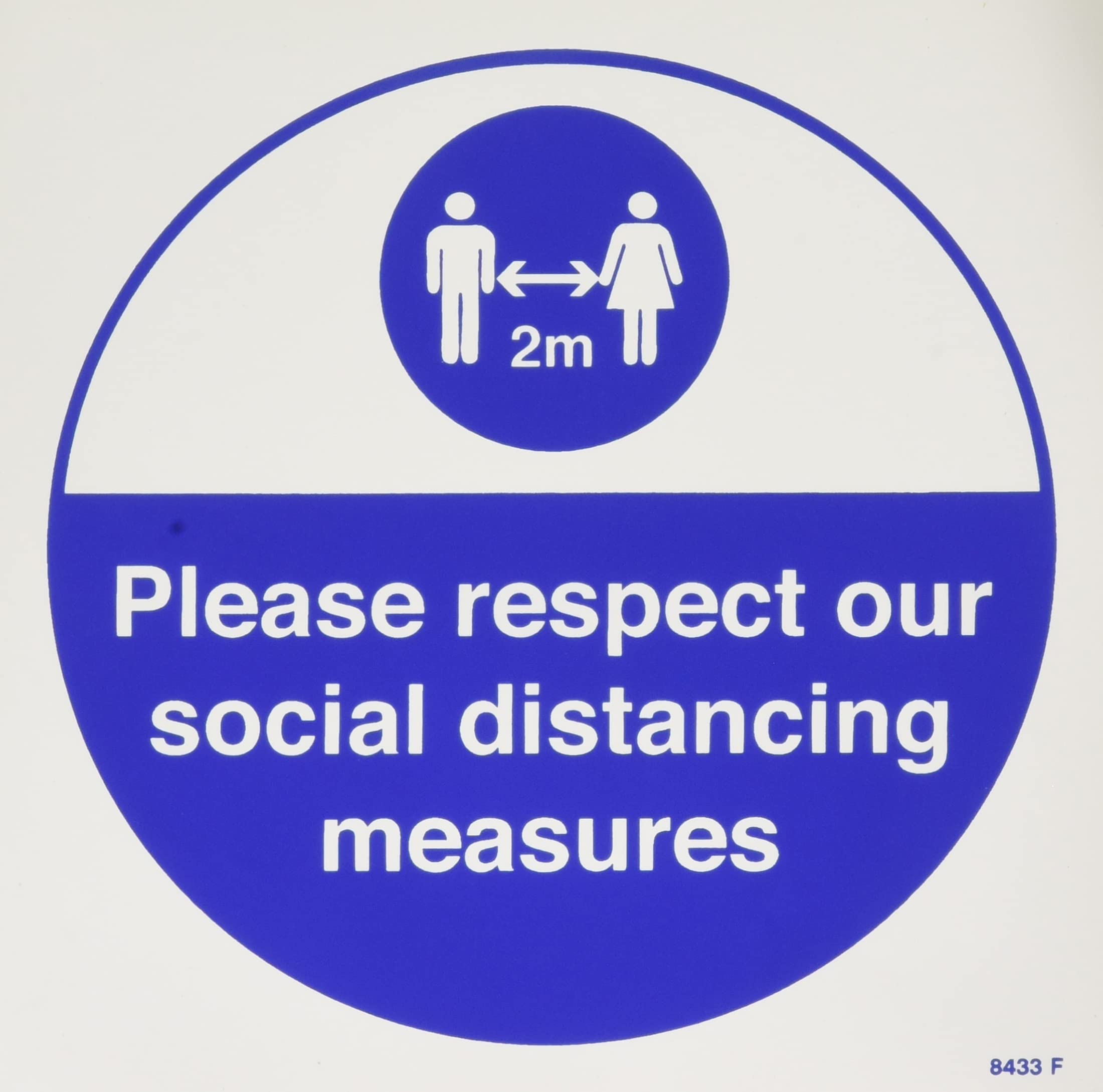 Please respect our social distance measures