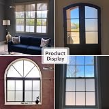 Zindoo Frosted Window Film Privacy 60cm x 200cm Self-Adhesive UV Blocking view 6