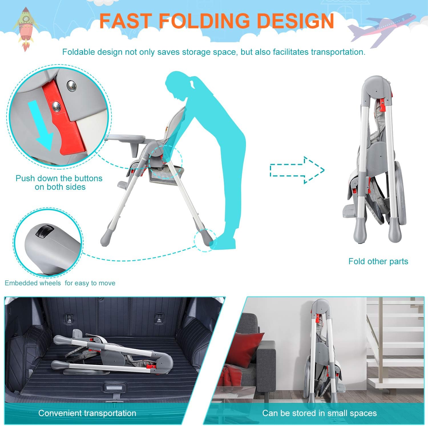 livingbasics baby high chair