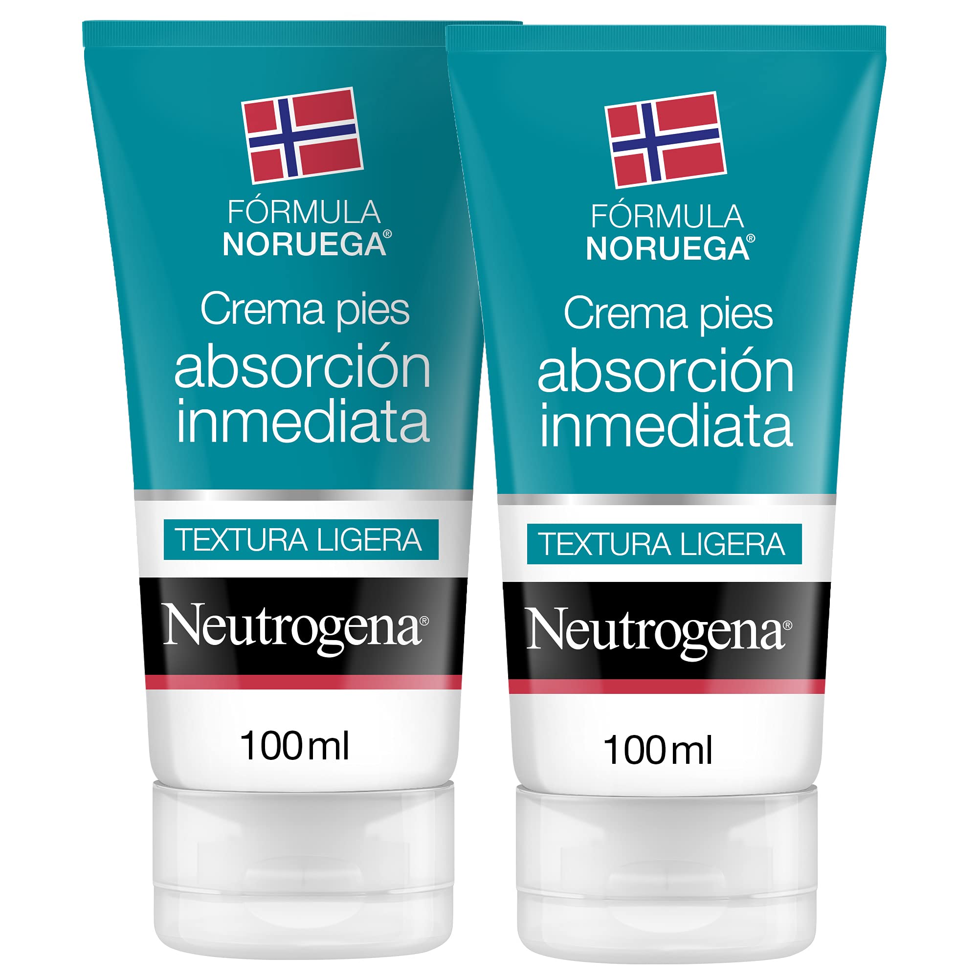 CREMA PIES ABSORCIÓN INMEDIATA LOTE 2 x 100 ml