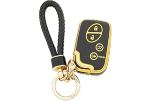 Arruweer Key Fob Cover Car Keychain Soft TPU Key Case Protection Shell Key Holder Accessories