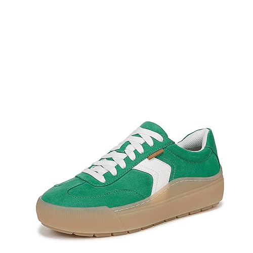 Dr. Scholl's Shoes Womens Time Off Win Sneaker Lucky Green Smooth 7 M