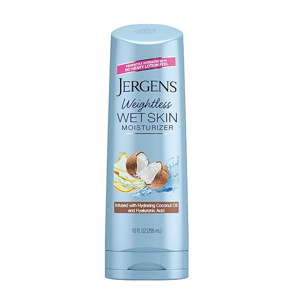 JERGENS WET SKIN BODY LOTION WITH COCONUT OIL,...