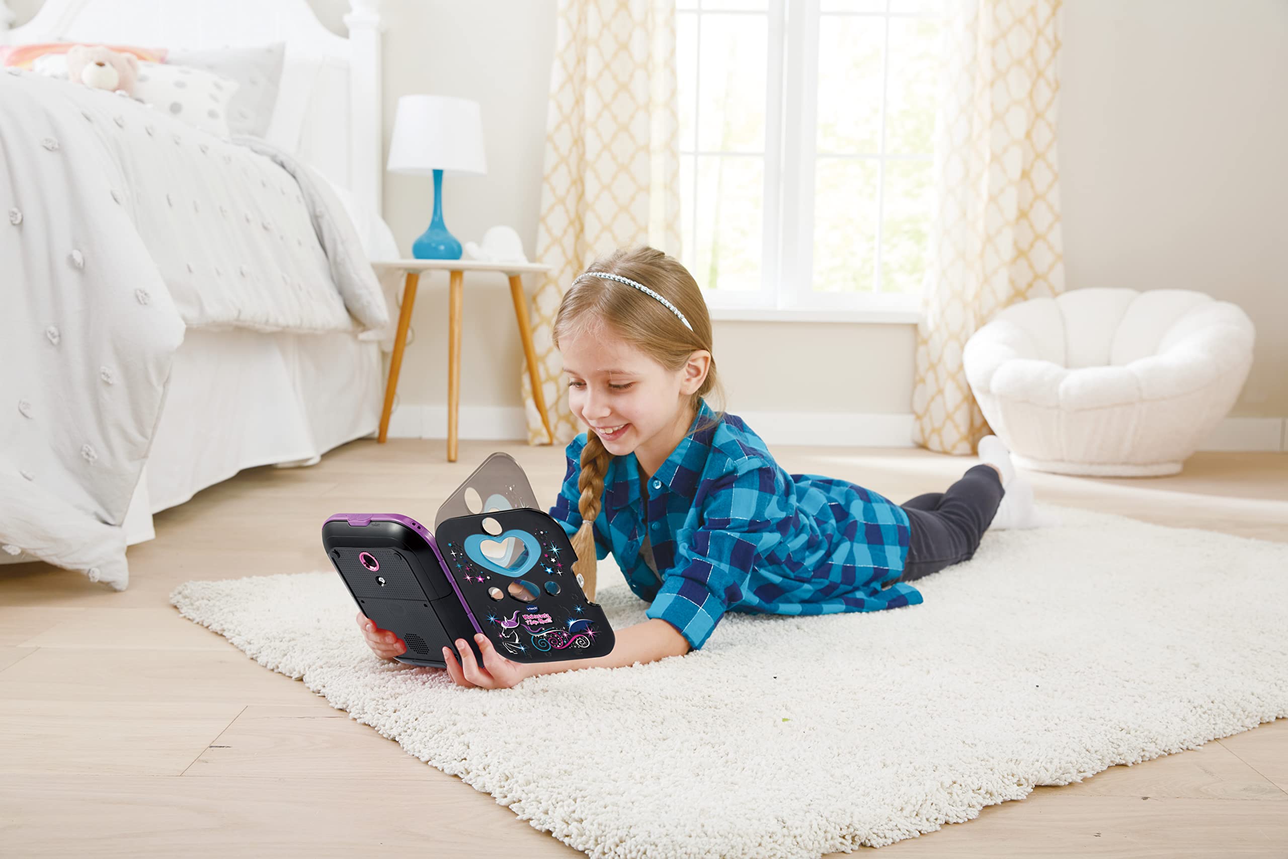 Vtech Kidisecrets Selfie Music 2.0 black – Kindertagebuch mit 2 Kameras, MP3-Player, Gesichtserkennung, Leuchteffekten und vielem mehr – Für Kinder von 6-12 Jahren 7