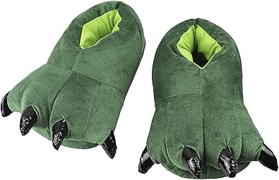dinosaur feet slippers