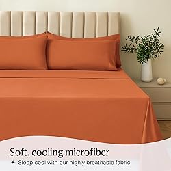 LuxClub 4 PC Queen Sheet Set, Queen Size, Deep