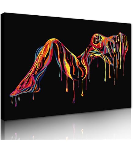 Tableau Imprimé Toile Giclée – Art Abstrait Cubiste, Encadré, Bleu, Jules Joseph Lefebvre