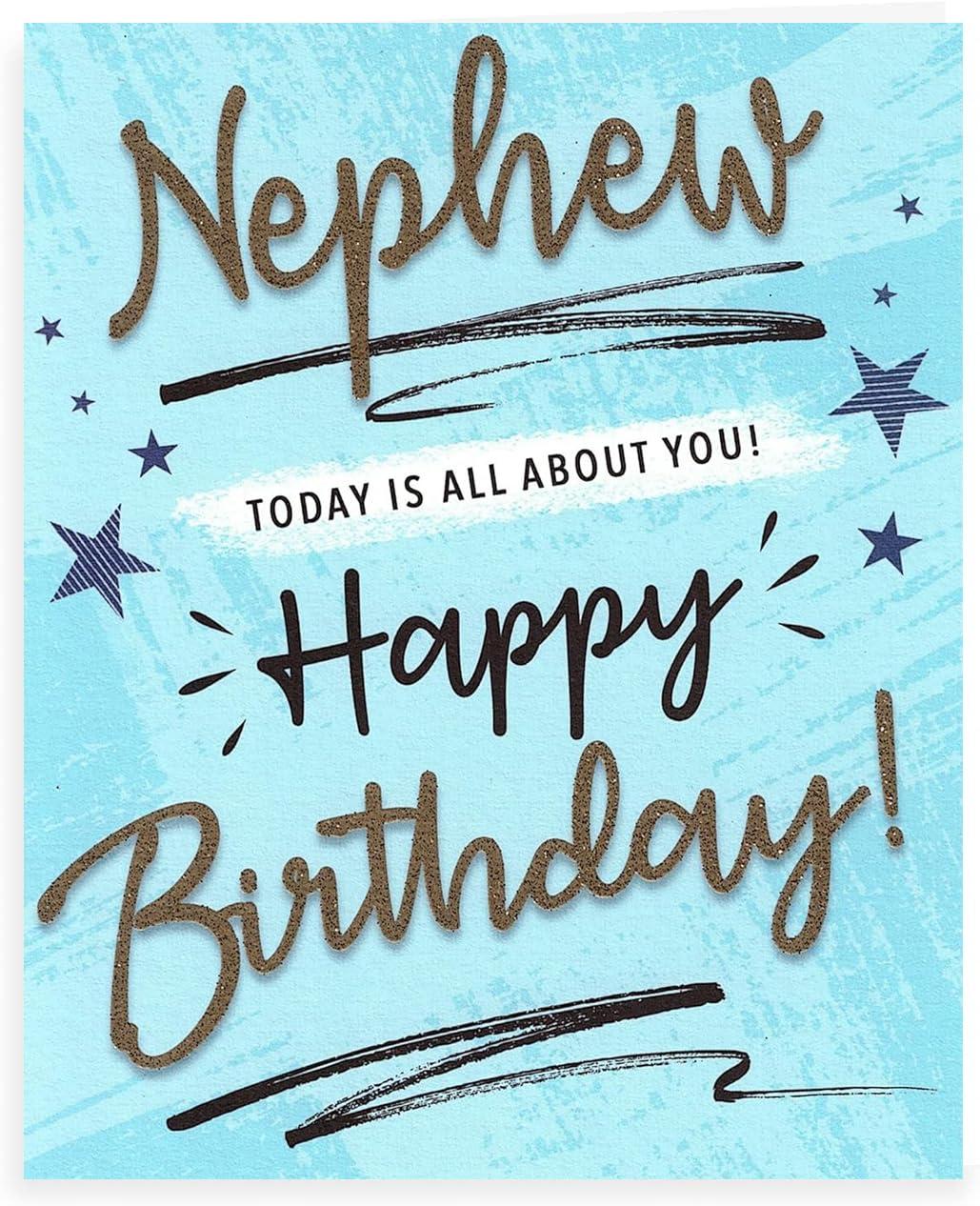 Nephew Birthday Card - Size 6" X 8"