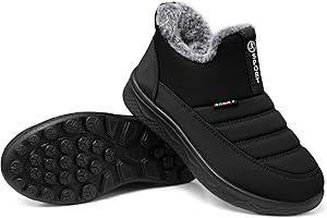 SWQZVT Winter Boots For Women Snow: Non Slip Winter Boot Ankle Outdoor Comfortable Resistant Flat Booties