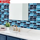 HPNIUB 2D Peel and Stick Wall Tiles 30x30cm 10 Sheets Moroccan Mosaic Backsplash view 3
