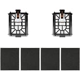 2 Base Pre-Motor HEPA Filter Replacement Parts for Shark AI Robot Vacuum | Accessories Kits For Shark AV2501S AV2501AE AV2511AE AV2610WA RV2502AE RV2610WA RV2520 AV2510 AI Ultra Robot Vacuum Cleaner