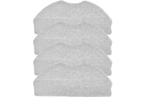 Microfiber Mop Pads Replacement For ROPVACNIC S1Tipdiy G90 Betboyles V75S VIPSUN Z1 For PrettyCare C2 Robot Vacuum Cleaner Fl