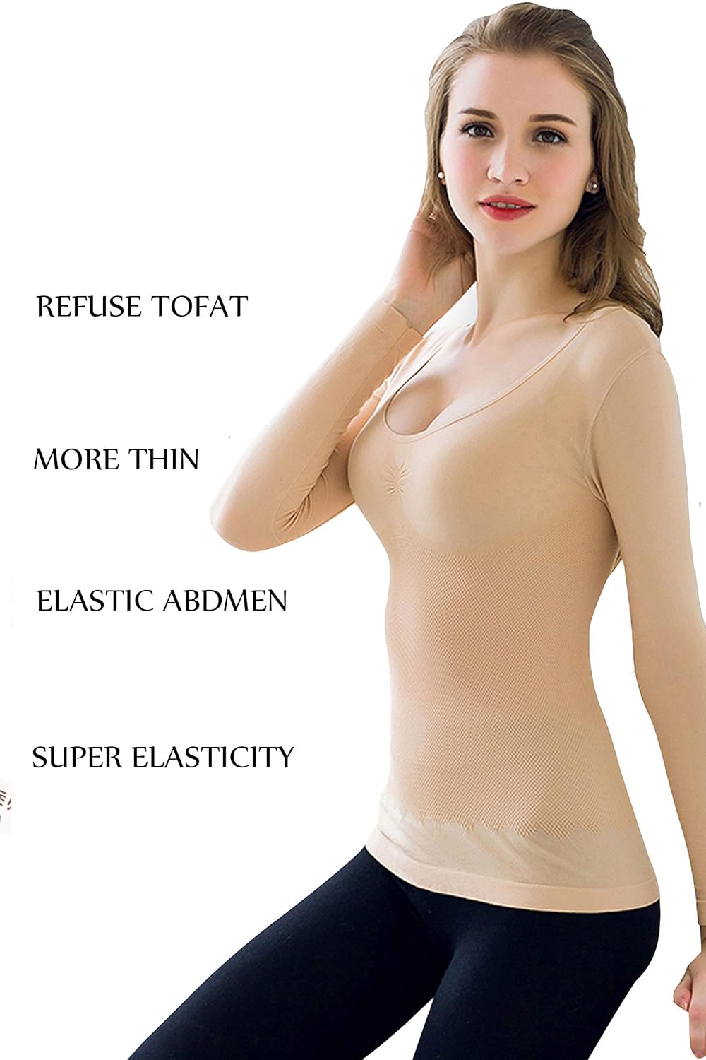 deep v neck thermal