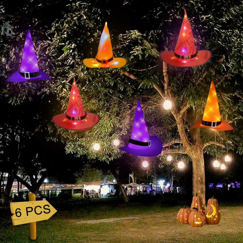 Pro-Noke 6PCS Halloween Witch caps 