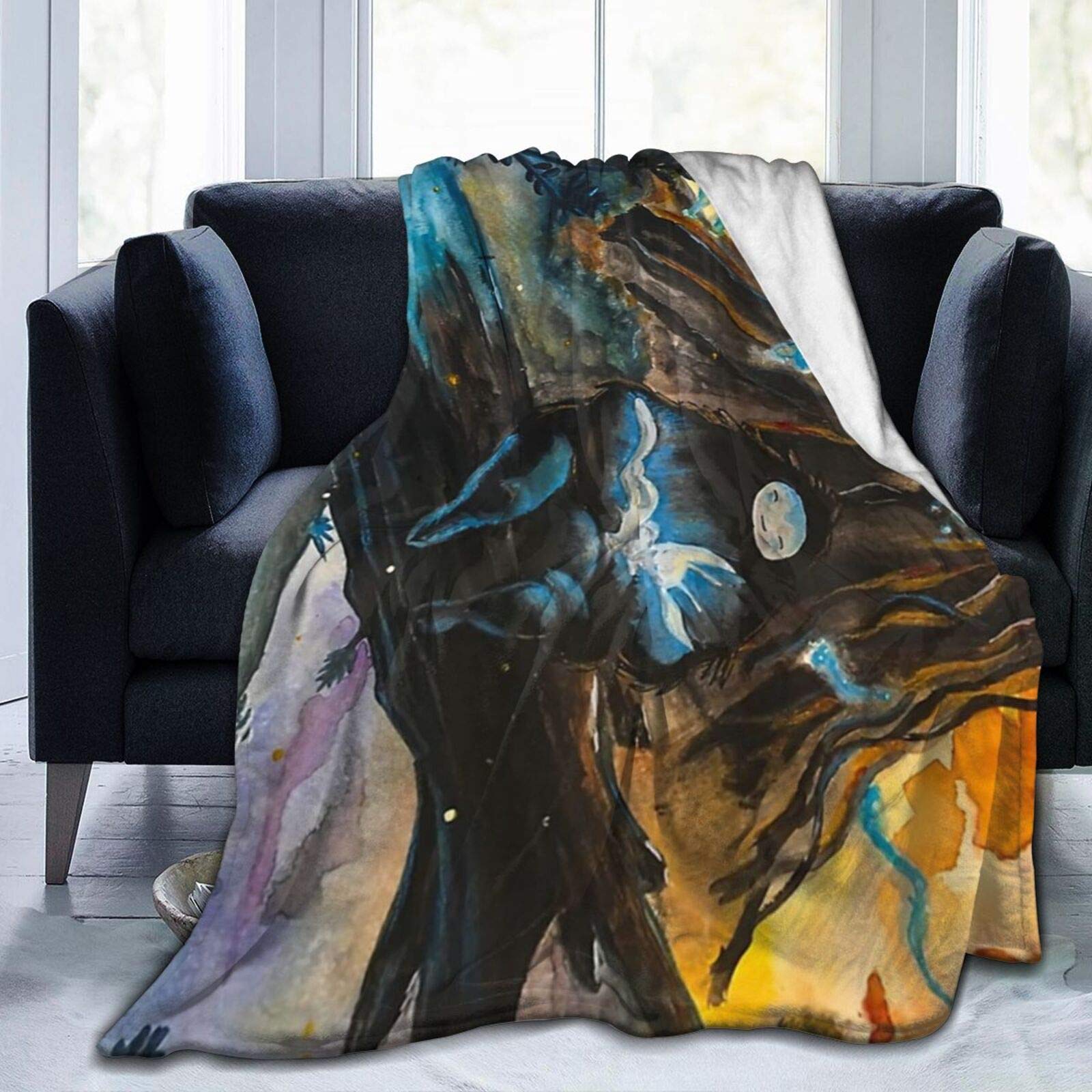 Ori and The Blind Forest Watercolor Cover Ultra-Soft Lightweight Blanket Flannel Throw Blanket 50"X4
