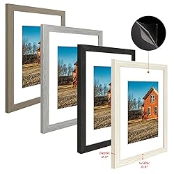 Golden State Art, 11x14 Picture Frame Set of 4