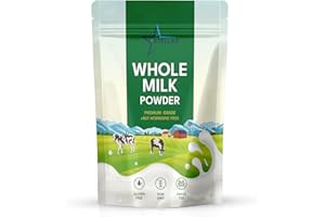 STELLAR CHEMICAL CORP Stellar Whole Milk Powder | Premium Grade | Grass-Fed | rBST Hormone-Free | Non-GMO | Gluten-Free | 64 Ounces (4 lbs)