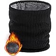 Pukavt Winter Knitted Neck Gaiter For Men And Women Neck Warmer Windproof Ski Mask Face Scarf for Cold Weather