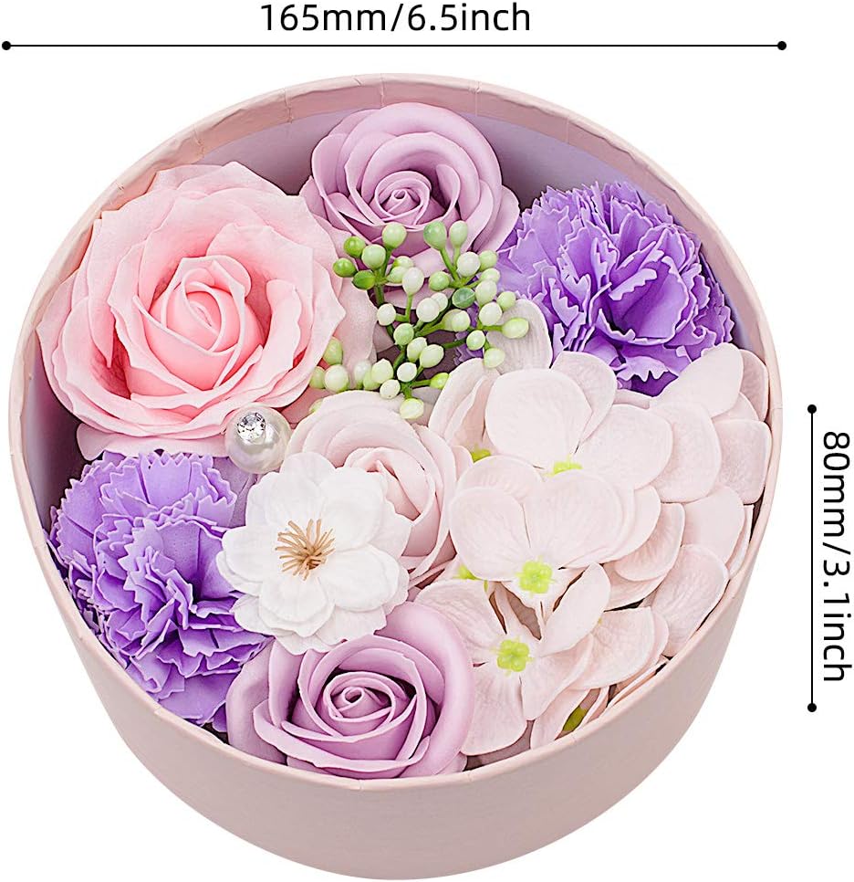 Anniversaire Mariage Anbet Cadeau De Fleur Pour Les Femmes Bouquet De Savon Avec Boite Cadeau Cadeau Femme Pour La Saint Valentin Fete Des Meres Cuisine Maison Ameublement Et Decoration