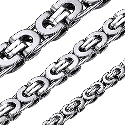 Stainless Steel Men Big Size Heavy Chain Necklaces