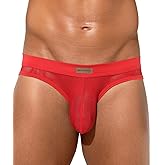 Arjen Kroos Men's Sexy Underwear See-through Sheer Briefs Mesh Pouch Lingerie Tagless Underpants