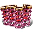 DNA MOTORING - COIL-HC88-T11-PP DNA Motoring COILHC88T11PP Coilover Sleeve Kit [For 88-01 Honda Civic Del Sol CRX Acura Integra] Purple