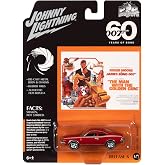 1974 AMC Hornet Red 007 The Man with The Golden Gun 1974 Movie Pop Culture 2022 Release 4 1/64 Diecast Model Car by Johnny Lightning JLPC009-JLSP267