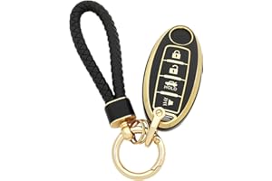 Arruweer Key Fob Cover Car Keychain Soft TPU Key Case Protection Shell Key Holder Accessories