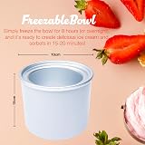 Andrew James 1.5L Ice Cream Gelato Sorbet Machine Home Black 20 Mins view 8