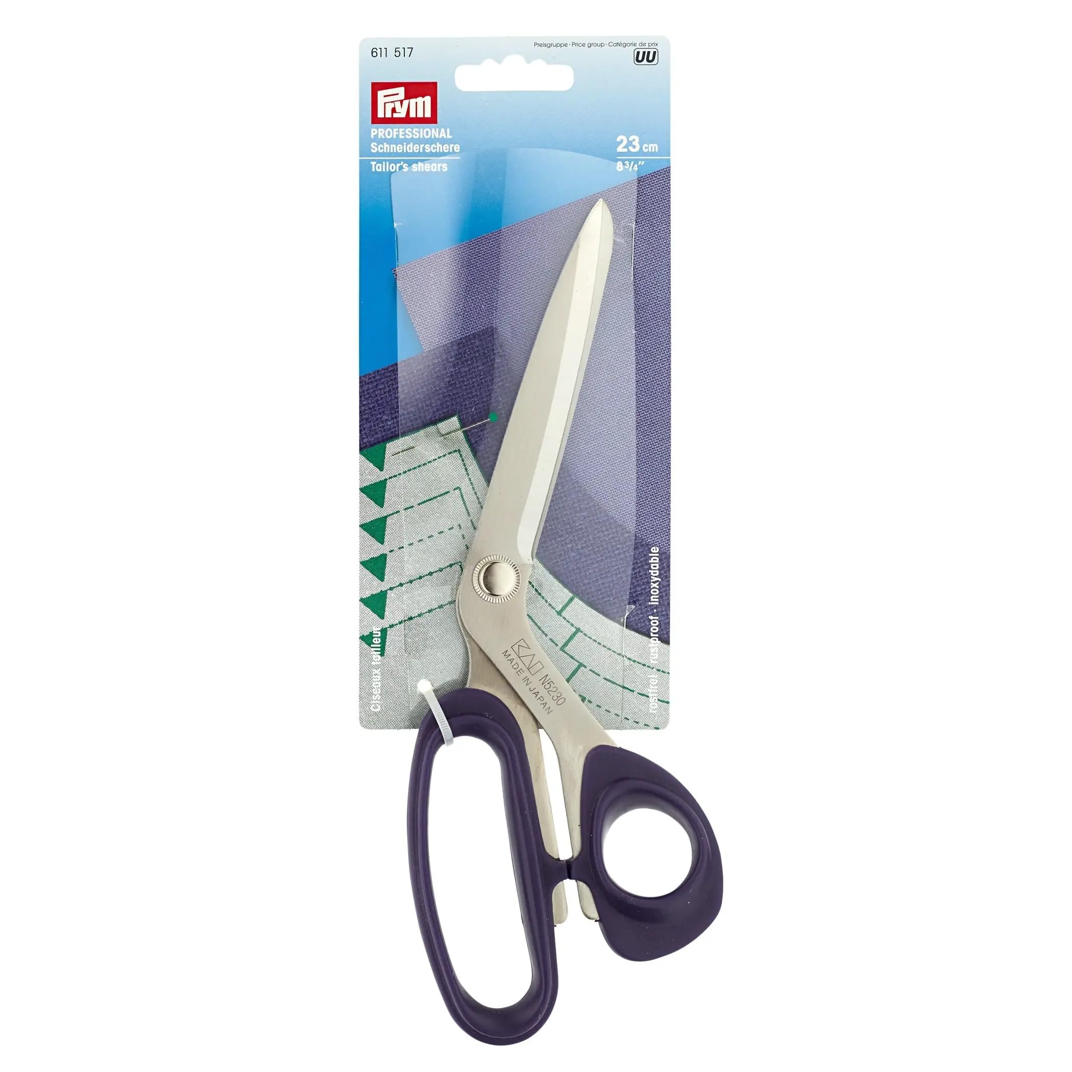 Prym - Tailor's (23cm) Shears - 1 Unit, Purple, Silver