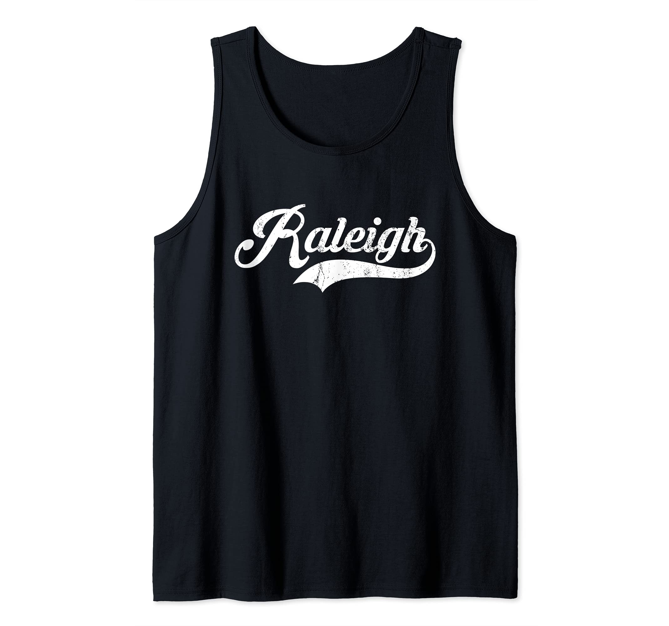 Raleigh city North Carolina State Vintage Retro design Tank Top