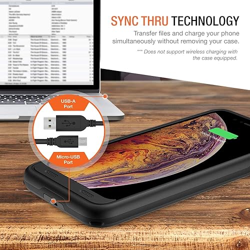 Wireless Charging Waterproof Iphone Xs Trianium Atomic Pro 3500mAh
