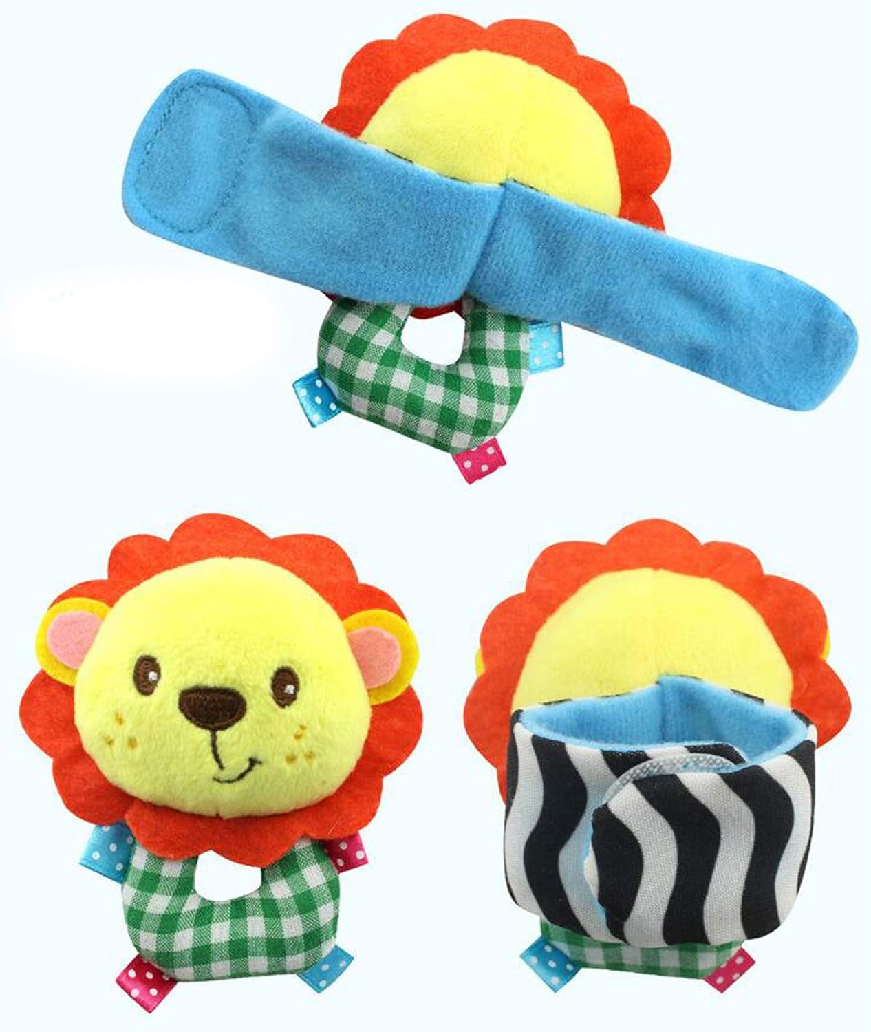 Nlatas Jouets En Peluche Pour Enfants Hochet Poignet Bebe Animal Dessin Anime Jouets Educatifs Convient Pour Bebe De 3 A 18 Mois Jouets Pour Poussettes Jouets D Eveil Centroarco Com