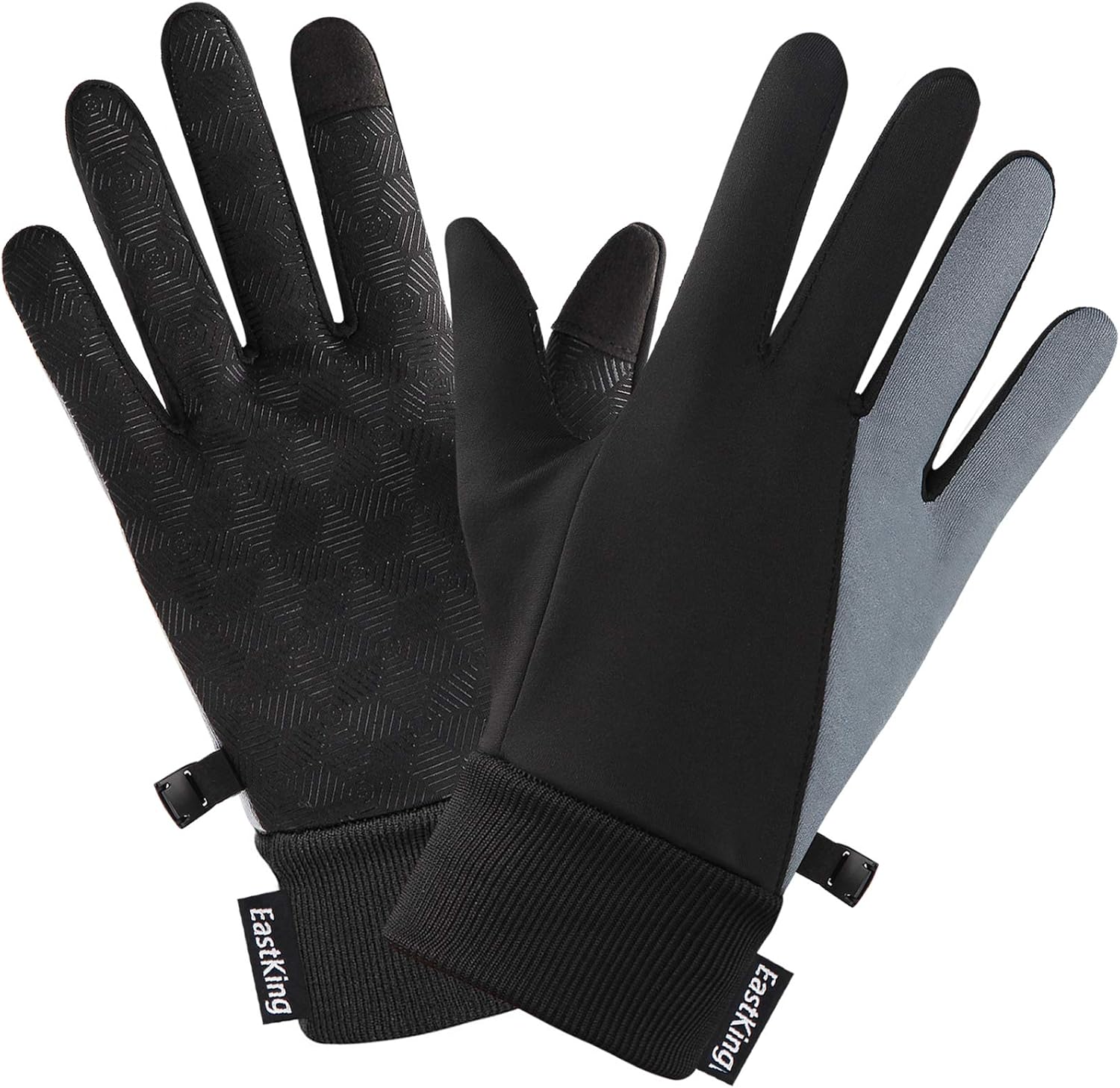 Winter Gloves for Men Women,Touch Screen Windproof Cold Weather Warm Gloves for Running Cycling Biking Hiking: Clothing