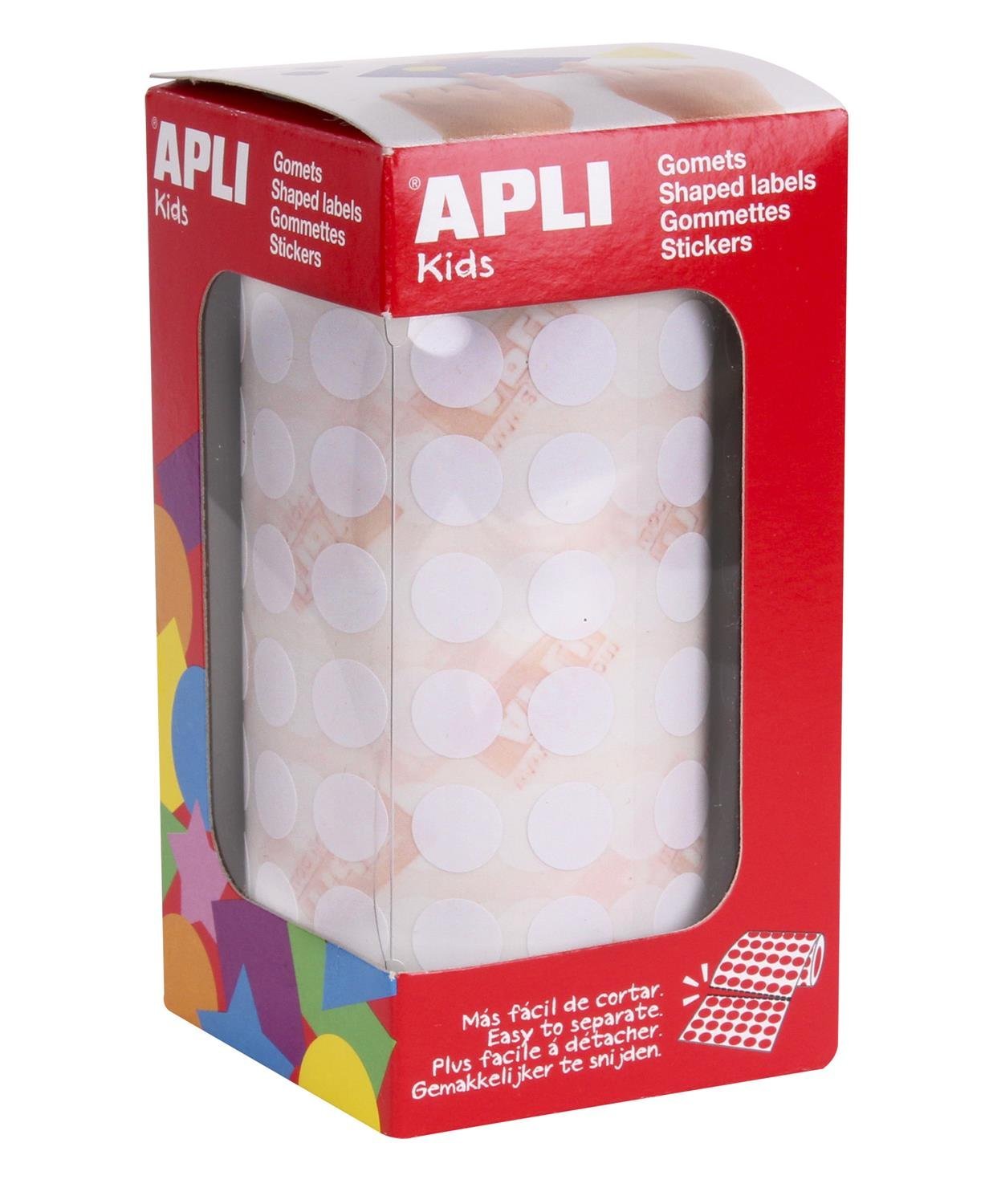 APLI Kids 11903 10.5 mm Round White Rubber Roll